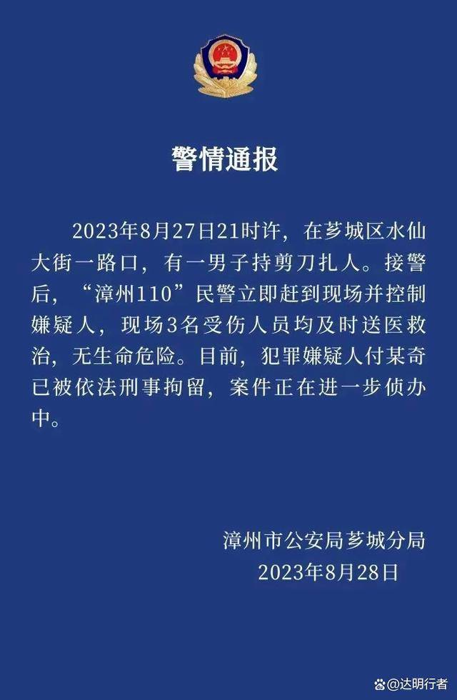 福建漳州持刀伤人案，事件回顾、原因探究及反思