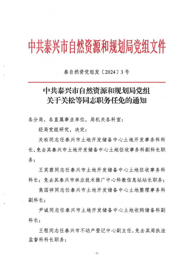 东陵区自然资源和规划局人事任命动态更新